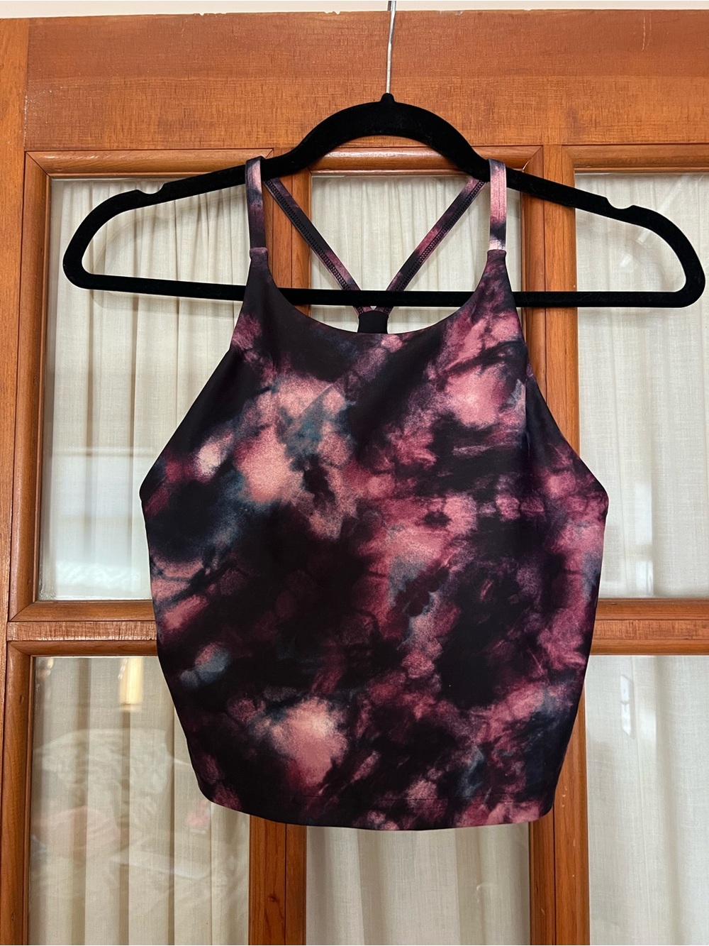 Old Navy Active Cropped Tank with Built in Bra